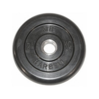 Диск обрезиненный MB Barbell MB-PltB31-2,5