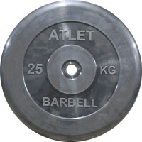 Диск обрезиненный MB Barbell MB-AtletB26-25