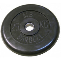 Диск обрезиненный MB Barbell MB-PltB31-25