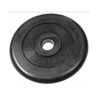 Диск обрезиненный MB Barbell MB-PltB31-20