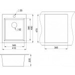 Кухонная мойка Granula GR-4201 черный