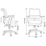 Компьютерное кресло Бюрократ CH-797AXSN/26-28