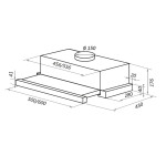 Встраиваемая вытяжка Maunfeld VS Fast 50 черный