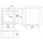 Кухонная мойка Granula GR-4201 шварц