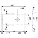 Кухонная мойка Franke MRG 611-78 оникс (114.0157.493)