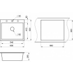 Кухонная мойка Granula GR-6001 шварц