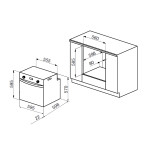 Встраиваемый электрический духовой шкаф Korting OKB 481 CRSK