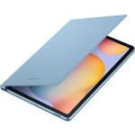 Чехол Samsung Galaxy Tab S6 lite Book Cover полиуретан голубой (EF-BP610PLEGRU)