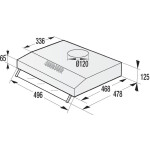 Встраиваемая вытяжка Gorenje WHU 529 EW/M
