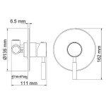 Смеситель для душа WasserKraft Main 4151 хром