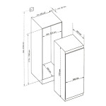 Встраиваемый холодильник Scandilux RBI 524 EZ