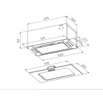 Встраиваемая вытяжка HOMSair Crocus Push 52 черный