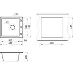 Кухонная мойка Granula GR-4651 черный